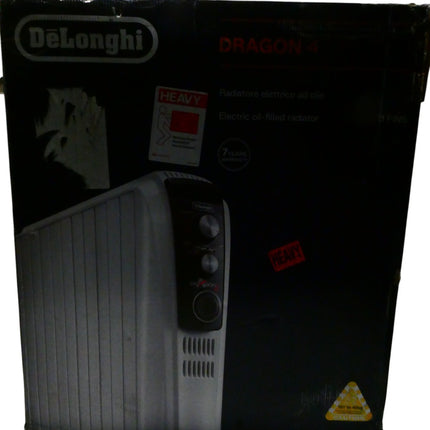 De'Longhi Dragon 4 Electric Oil Column Heater TRD42400MT, 11 Fin Heater