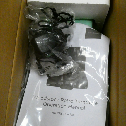 Mbeat Woodstock Tiffany Blue Retro Record Player TR89