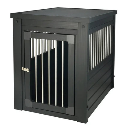 New Age Pet Ecoflex Furniture Style Dog Crate End Table - Espresso Medium