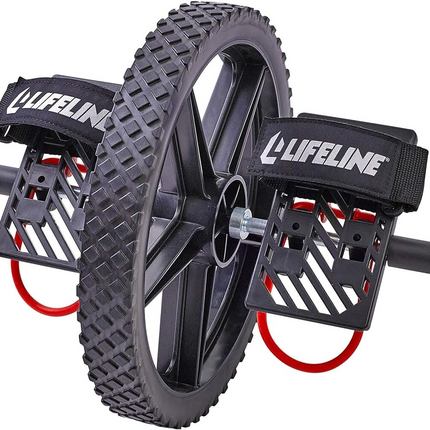 Lifeline Fitness Power Wheel Full Body Workout Ab Roller, Functional Full Body A