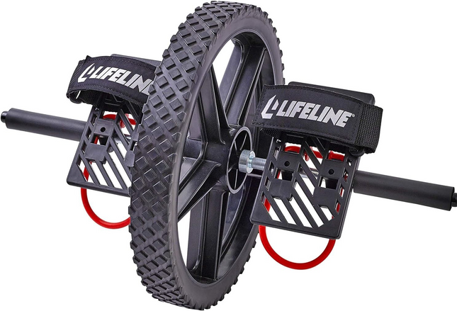 Lifeline Fitness Power Wheel Full Body Workout Ab Roller, Functional Full Body A