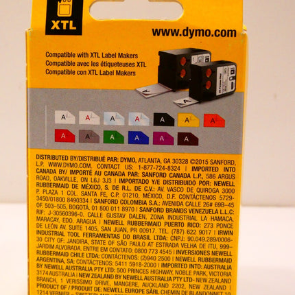 Dymo 1868711 DYMO XTL 2" x 1-9/16" (51 mm x 39 mm) Laminated Wire/Cable Wrap