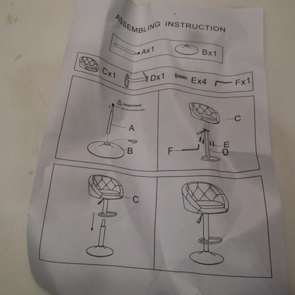 Viviendo 2 Pcs Bar Stools, Adjustable Height Chairs with Gas Lift, Swivel Kitche