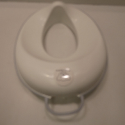 BABYBJORN Toilet Trainer, White/Gray, 1 Count (Pack of 1)