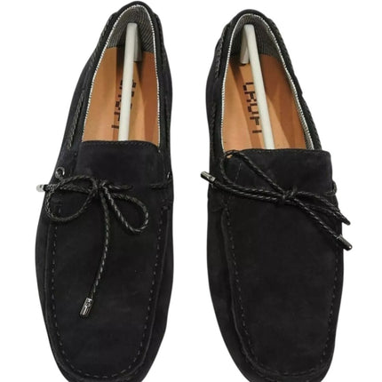 CROFT Men's Perry Flat Loafers, Midnight Suede, EU 41 8US