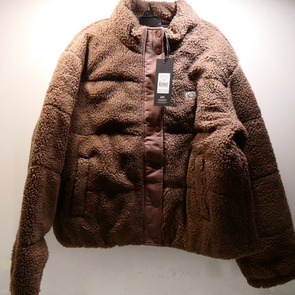 Lee Women's Tara Teddy Puffer, Dune, Size - 12