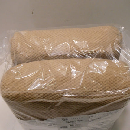 Maytex Pixel Stretch 2-Piece Slipcover Sofa, Polyester-Blend, Sand, Sofa