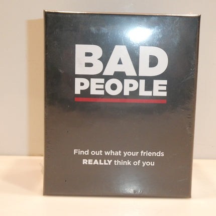 Bad People The Party Card Game You Probably Shouldn't Play Friends Adult Game