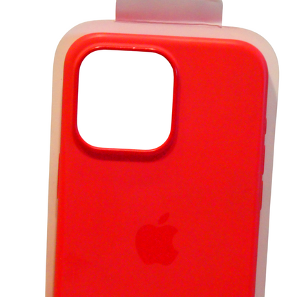 Apple iPhone 15 Pro Max Silicone Case with MagSafe - Red​​​​​​​