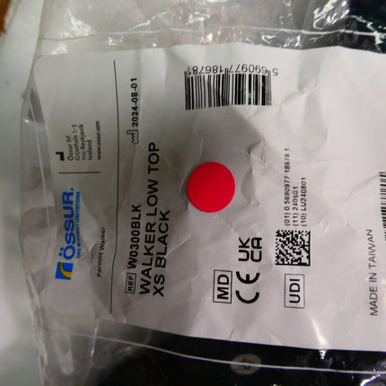 OSSUR FormFit Air Walker Low Top Foot Support Boot | Black | A-W0300BLK | XSmall