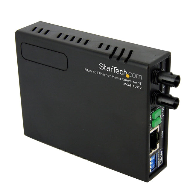 StarTech.com 10/100 Fiber to Ethernet Media Converter Multi Mode ST 2 km MCM110S