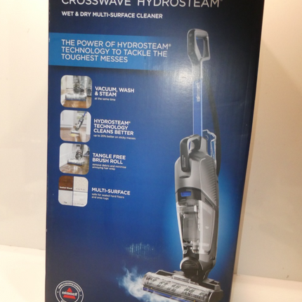 Bissell 3517F CrossWave HydroSteam Vaccum Cleaner All-in-One Clean - Cobalt Blue
