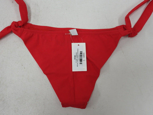 Tigerlily Women's Cadence Cheeky Bikini Pant, Scarlet - Small