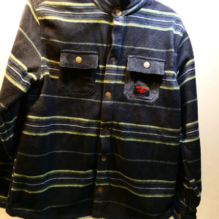 Rip Curl Boys' Polar Fleece Party Pack Shirt, Dark Navy, 16, Dark Navy