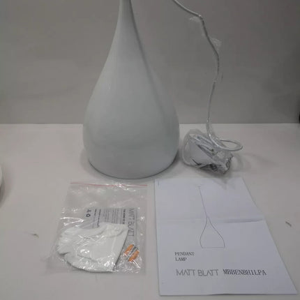 Matt Blatt Benjamin Hubert Spinning BH1 Pendant Light MBBENBH1LPA