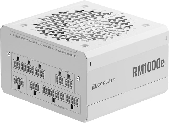 CORSAIR RM1000e (2025) Fully Modular Low-Noise ATX Power Supply - White
