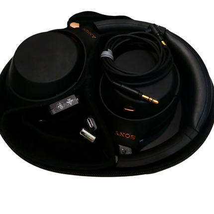 Sony WH-1000XM4 Wireless Premium Noise Canceling Ear-Cup Headphones - Black