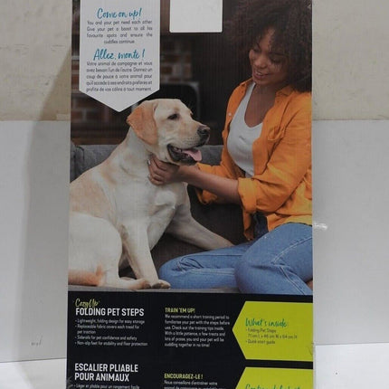 PetSafe CozyUp Folding Dog Stairs - Pet Stairs for Indoor/Outdoor