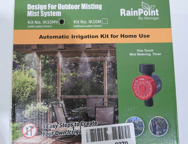 Rainpoint DIY Mist Kit Irrigation System Kit Watering Timer