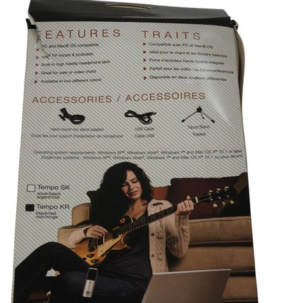 MXL Tempo Red/Black USB Condenser Microphone