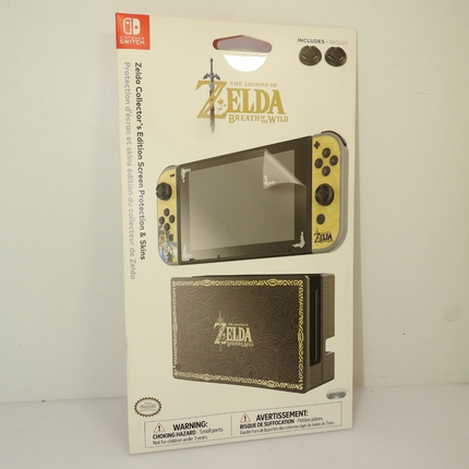 Nintendo Switch "Legend of Zelda: Breath of the Wild" Screen Protector & Skins