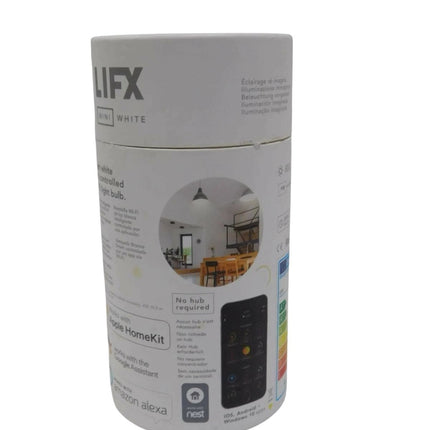 2 x LIFX Mini White 800 Lumens A60 E27 Smart Light Bulb