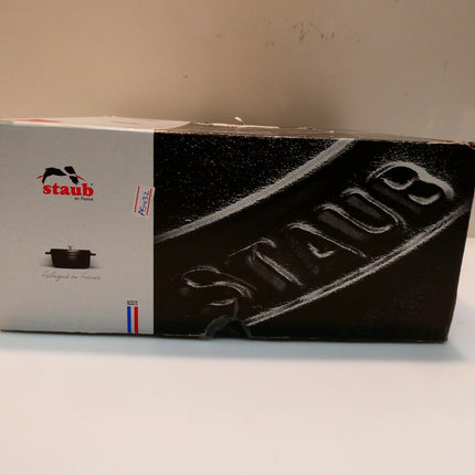 Staub Cast Iron Dutch Oven, 3.75Qt, Serves 3-4, Made in France, White