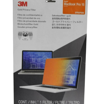 3M Gold Privacy Filter for 15" Apple MacBook Pro