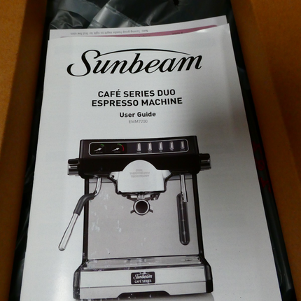 Sunbeam Café Series EMM7200BK Duo Espresso Machine - Black