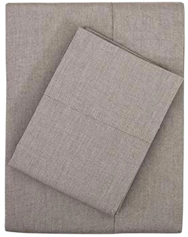 Bambury Chambray Sheet Set, Double, Taupe