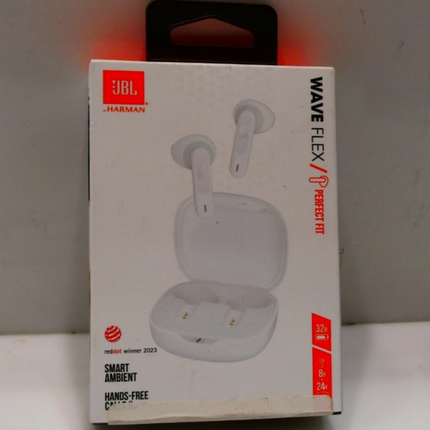 JBL Wave Flex True Wireless Earbuds - White