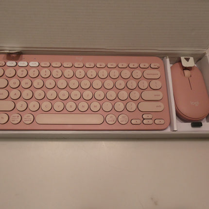 Logitech Pebble 2 Wireless Keyboard and Mouse Combo - Tonal Rose
