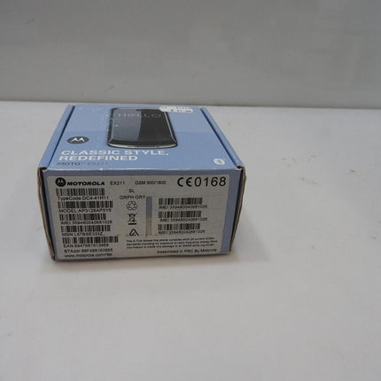 Motorola GLEAM EX211 Graphite Grey / Black