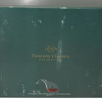 Lenox Tuscany Classics Pierced Decanter, 3.35 LB, Clear