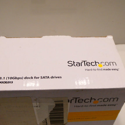 StarTech.com USB 3.1 (10Gbps) Single-Bay Dock for 2.5"/3.5" SATA SSD/HDD SDOCKU3