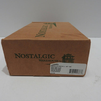 Nostalgic Warehouse 709383 New York Plate Passage New York Door Knob