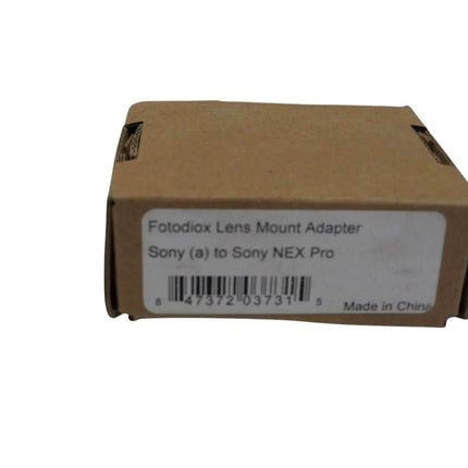 Fotodiox Lens Mount Adapter Sony (a) to Sony NEX Pro