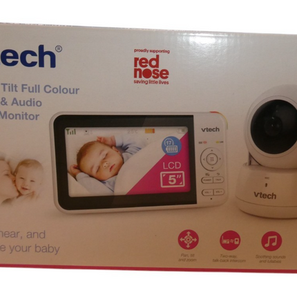 Vtech BM5550AU 5" Full Colour Pan & Tilt Video Baby Monitor