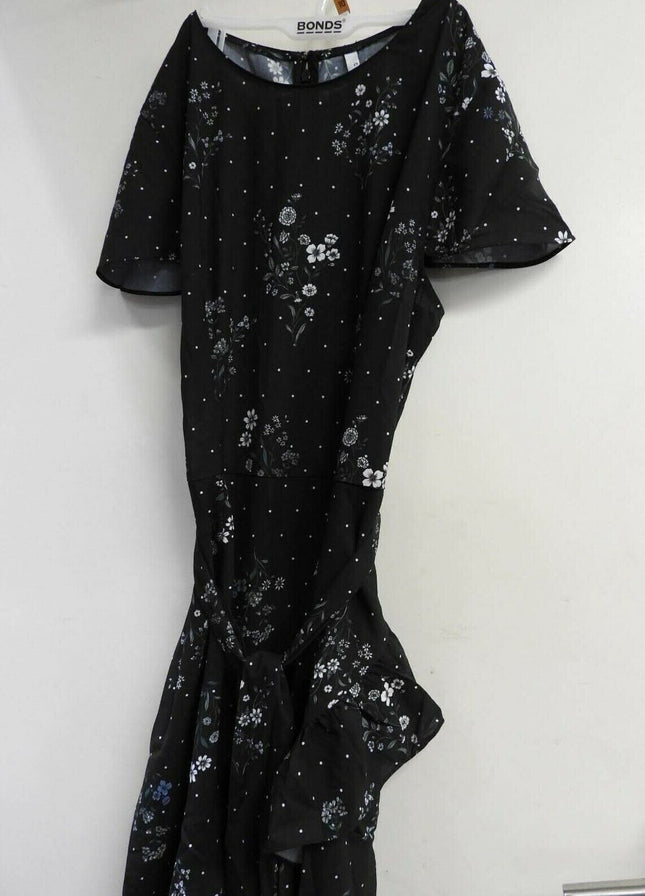 Cooper St Women's Meghan Frill Mini Dress, Print Dark - 10