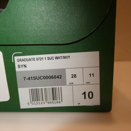 Lacoste Kid's Graduate 0721 1 SUC Sneaker, White/Navy, 11 US