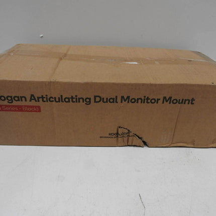 Kogan Articulating Dual Monitor Mount (Ostia Series - Black)