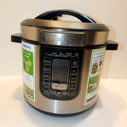 Philips (HD2237/72) Viva Collection All-in-One Multicooker 1300 W - Silver