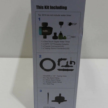 Rainpoint Water Timer Garden Irrigation Equipment Hose Timer, 23 * 20 * 7.5cm