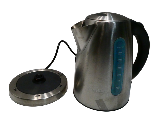 Breville the Soft Top Dual 1.7 Litre Kettle, Brushed Stainless Steel, BKE425BSS