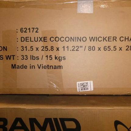 Deluxe Coconino Wicker Chair 62172