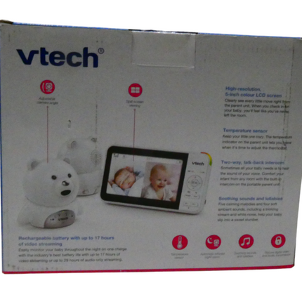 VTech 2-Camera 5" Full Colour Video & Audio Baby Monitor BM5150-BEARN-2