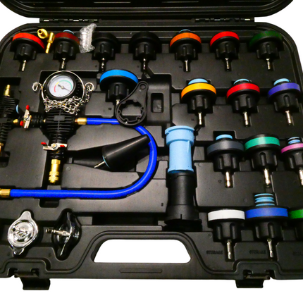 Mishimoto 28-Piece Cooling System Pressure Tester and Vacuum Refill Kit MMTL-CPT