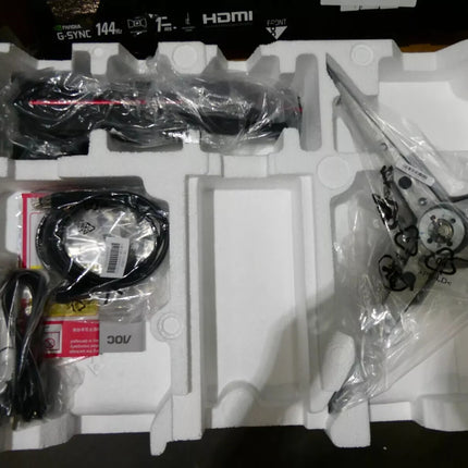 AOC 27-Inch IPS 144Hz Full HD Monitor with Height Adjustable Stand, Black