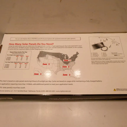 Mighty Mule Solar Panel Charging Kit 10 Watt - FM123