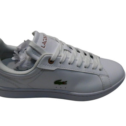Lacoste Women's Carnaby Pro BL 23 1 SFA Sneaker, White/Light Pink, 6 US